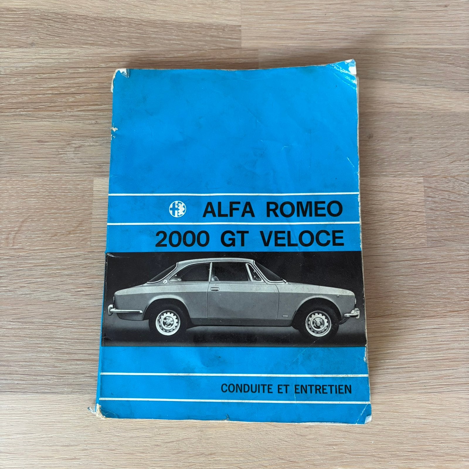 Alfa Romeo Giulia 2000 GTV bertone instructieboekje 1971, Ophalen of Verzenden