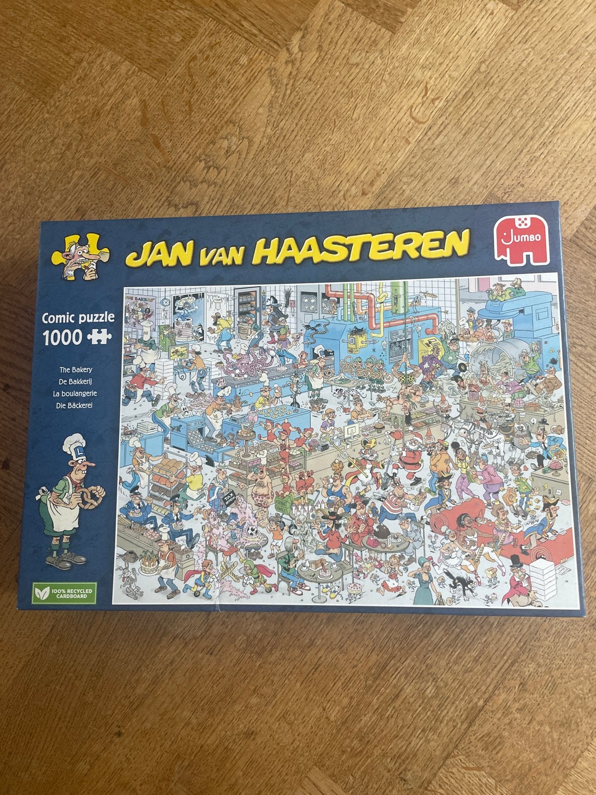 Jan van Haasteren De Bakkerij 1000 stukjes - 1x gelegd, Ophalen of Verzenden, 500 t/m 1500 stukjes, Zo goed als nieuw, Legpuzzel