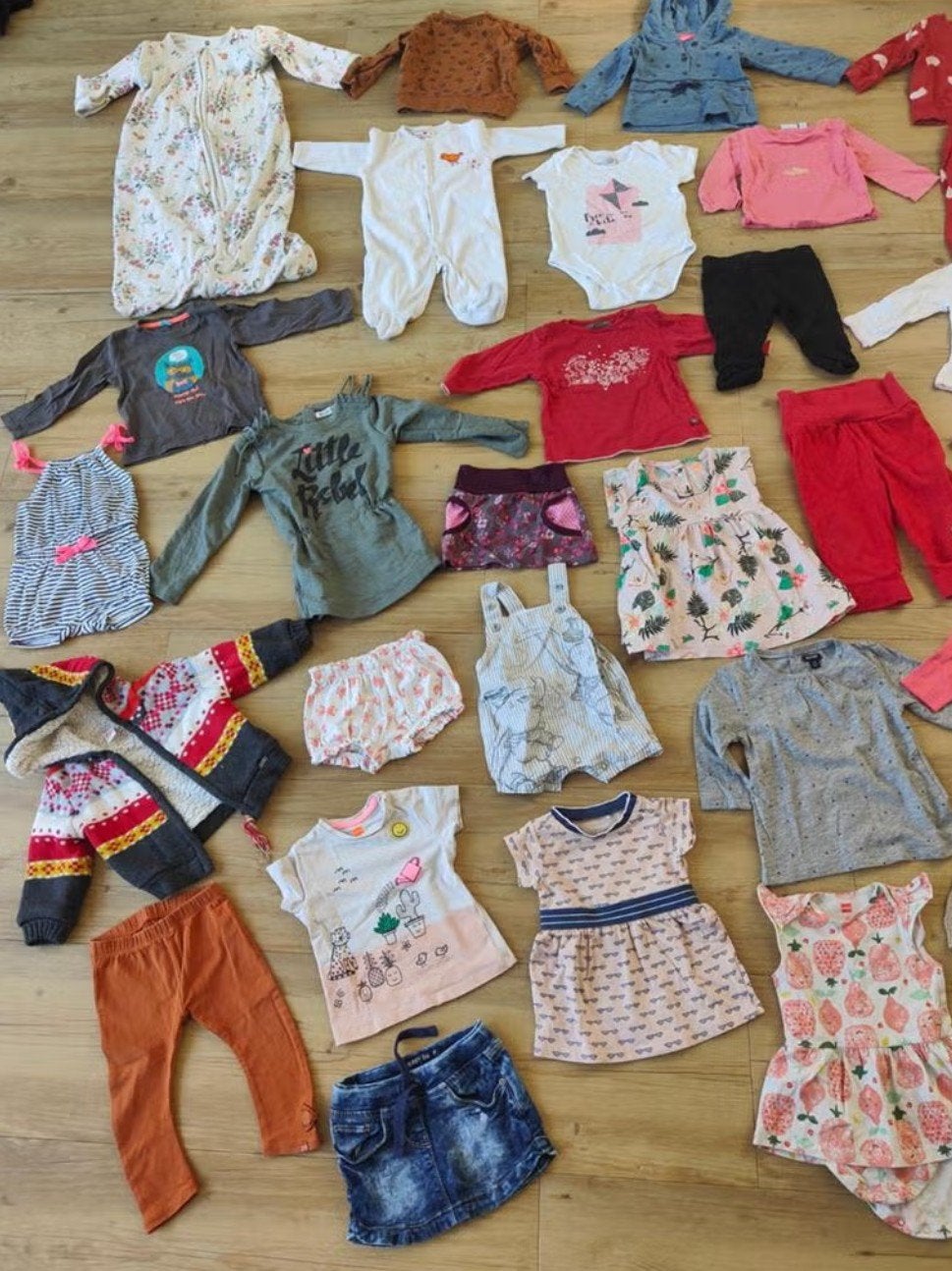 35 delig Kledingpakket Meisje Maat 68 Hema H&M, Ophalen of Verzenden, Gebruikt, Meisje