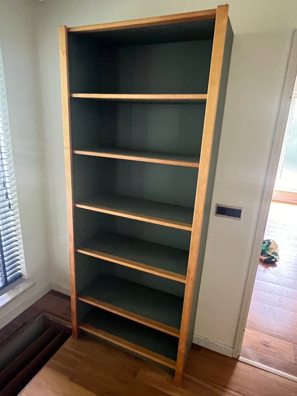 Groene ikea-boekenkast, Ophalen, 50 tot 100 cm, Zo goed als nieuw, 150 tot 200 cm