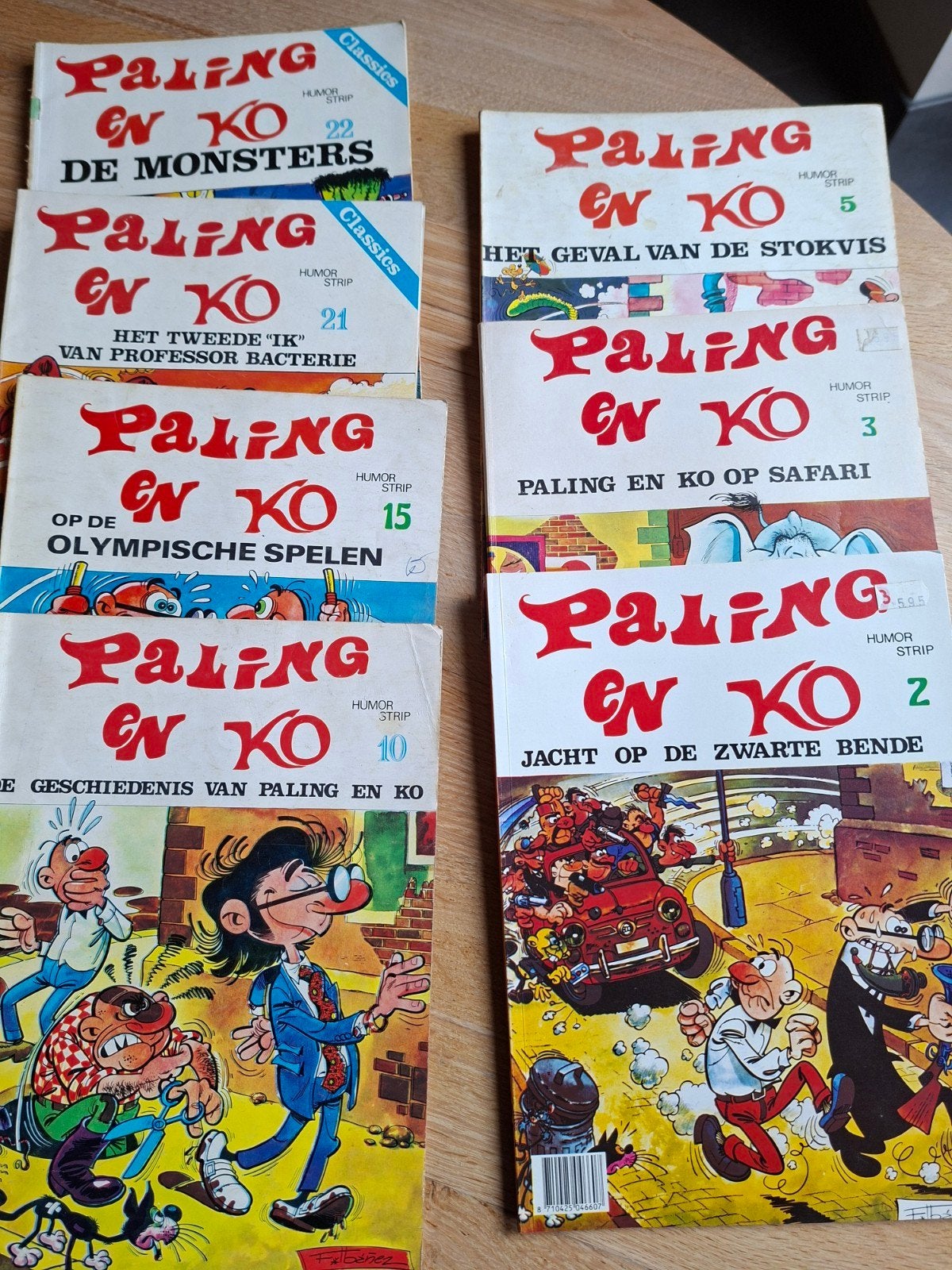 Paling en Ko 7 stuks, Meerdere comics, Ophalen of Verzenden, Gelezen, Europa