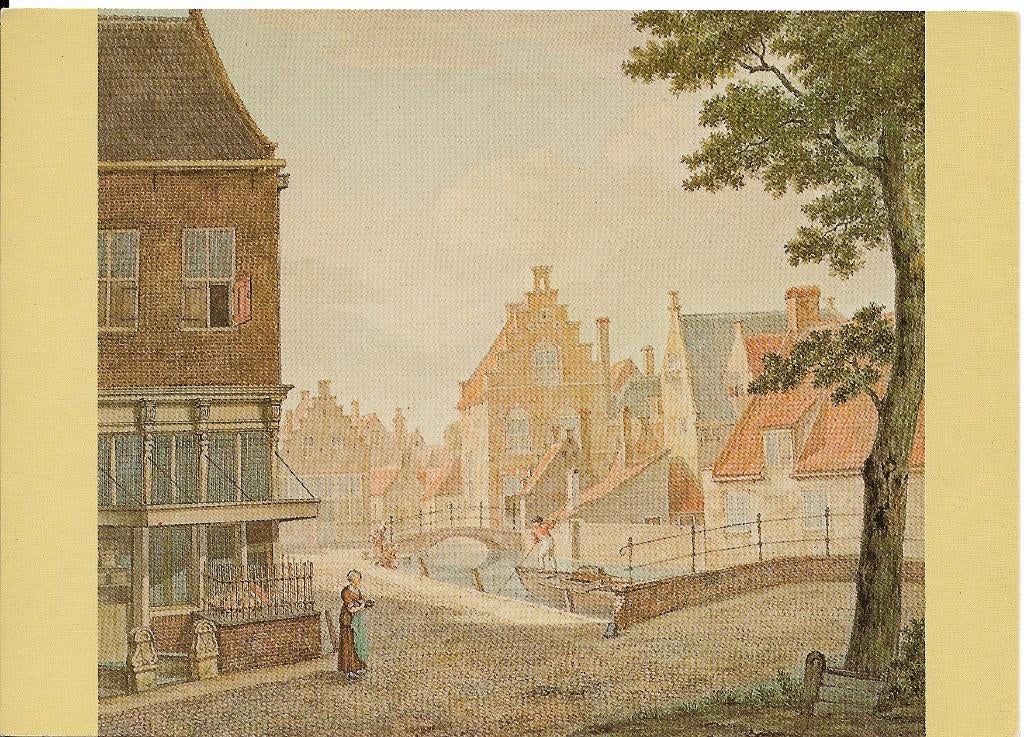 Ansichtkaart	Dordrecht	Lindengracht  (nu Museumstraat), Verzenden, 1960 tot 1980, Ongelopen, Zuid-Holland