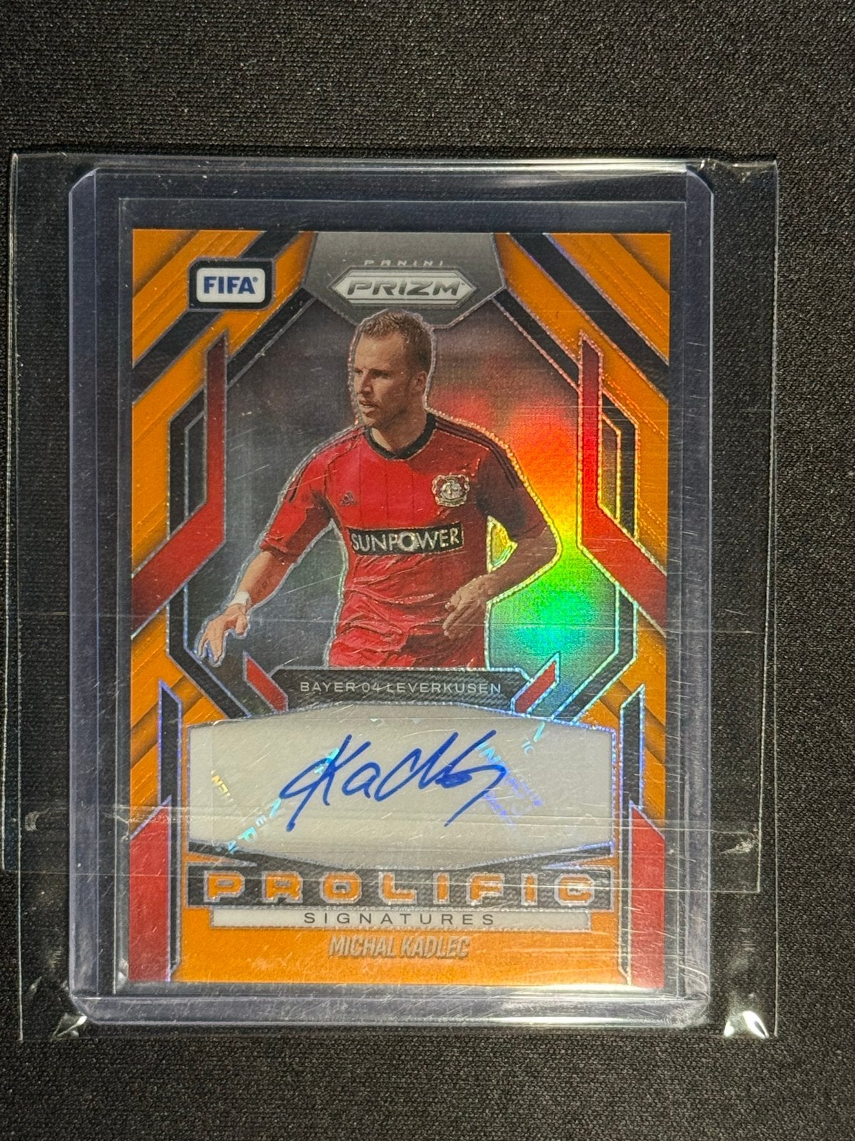 Michal Kadlec auto leverkusen - Panini Prizm Prolific, Ophalen of Verzenden, Zo goed als nieuw, Buitenlandse clubs, Spelerskaart
