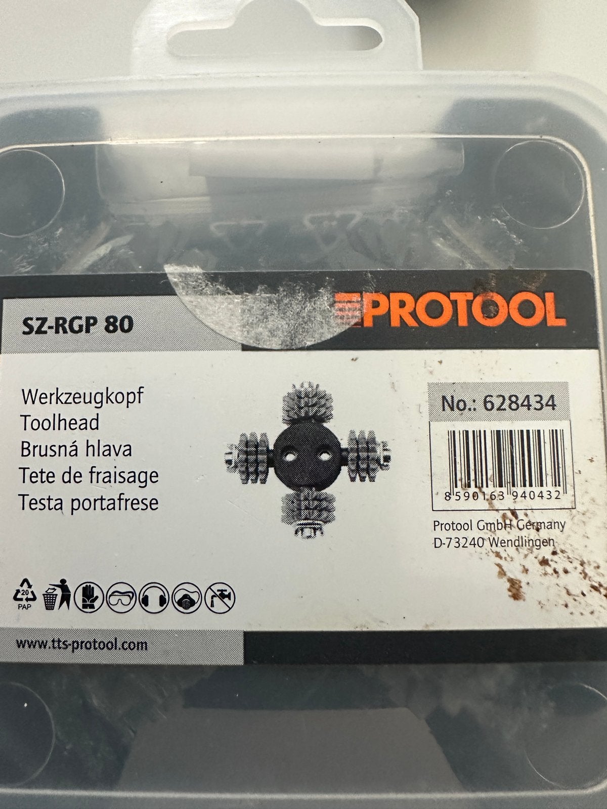 Protool SZ-RGP 80 Gereedschapskop / Toolhead, Ophalen, Zo goed als nieuw