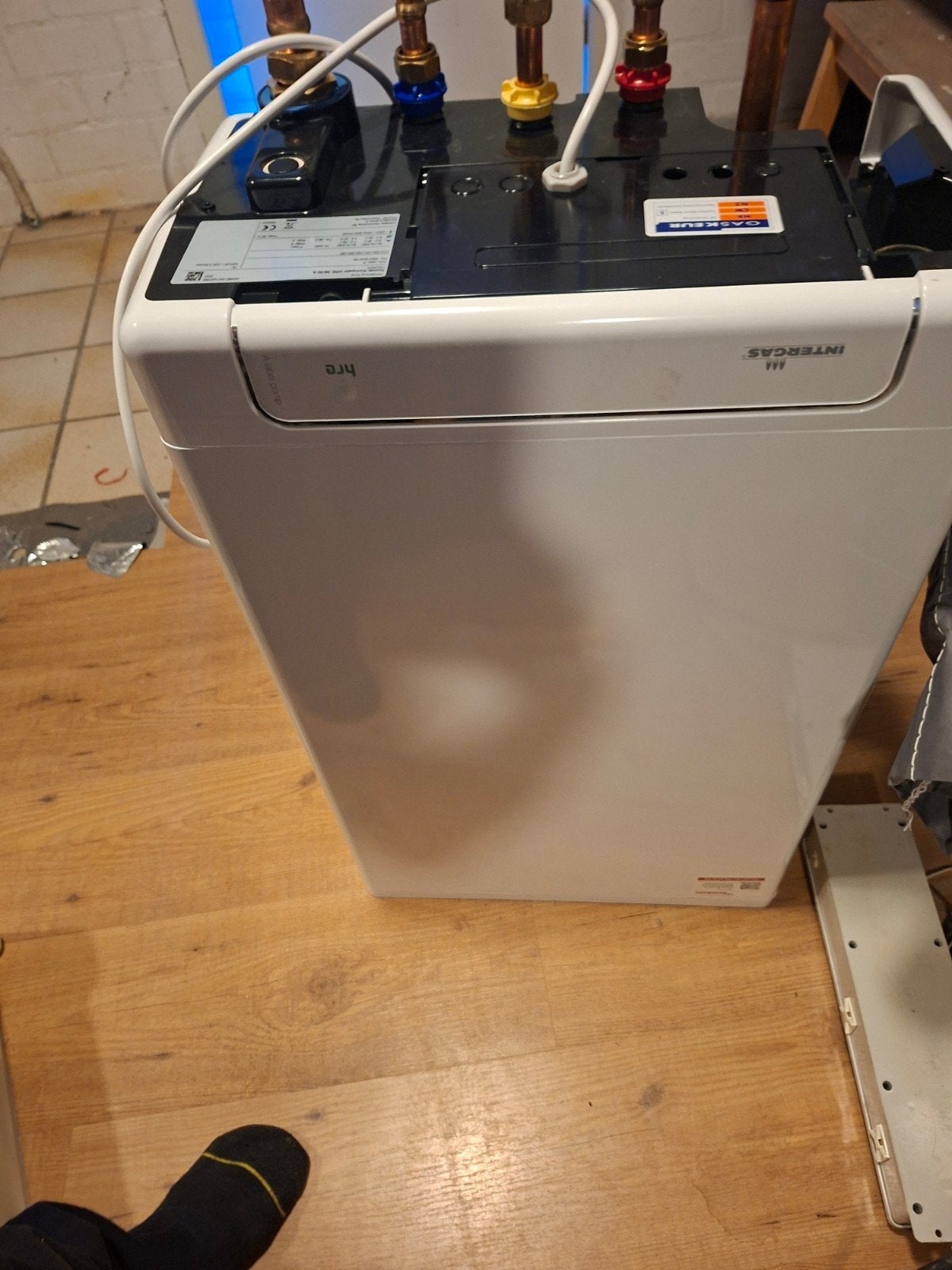 Intergas HRE 36/30 A CW5 CV-ketel (2024) + thermostaat, Ophalen, 30 tot 80 cm, Hoog rendement (Hr), Cv-ketel of Combi-ketel