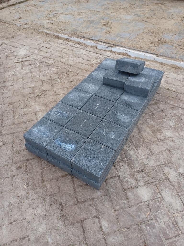 Dubbelklinkers Antraciet - Nieuw, Tuin en Terras, Tegels en Klinkers, Ophalen, Overige typen, Nieuw, Minder dan 5 m²
