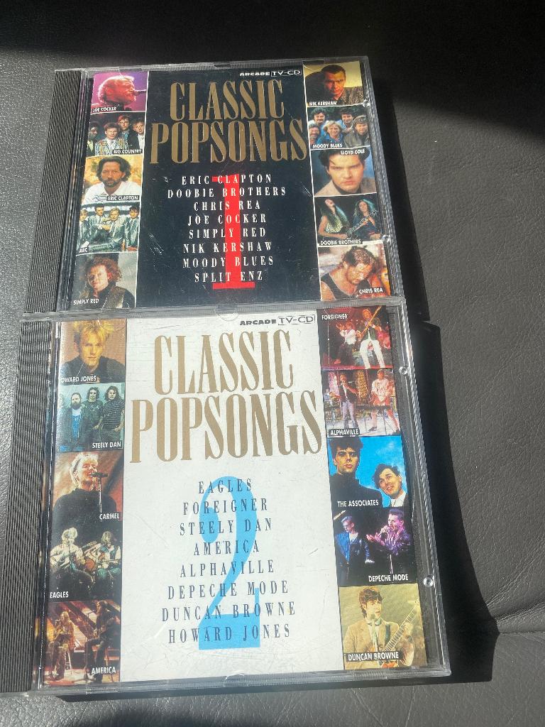 Classic Popsongs 1+2 ( 2 cd set ), Ophalen of Verzenden, Zo goed als nieuw, Pop