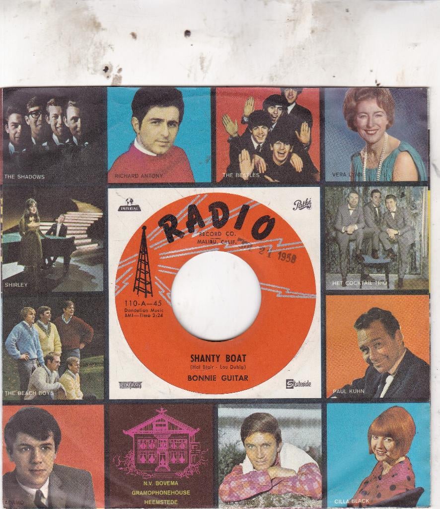 Bonnie Guitar ( 3 )  1958, Ophalen of Verzenden, Gebruikt, 7 inch, Country en Western