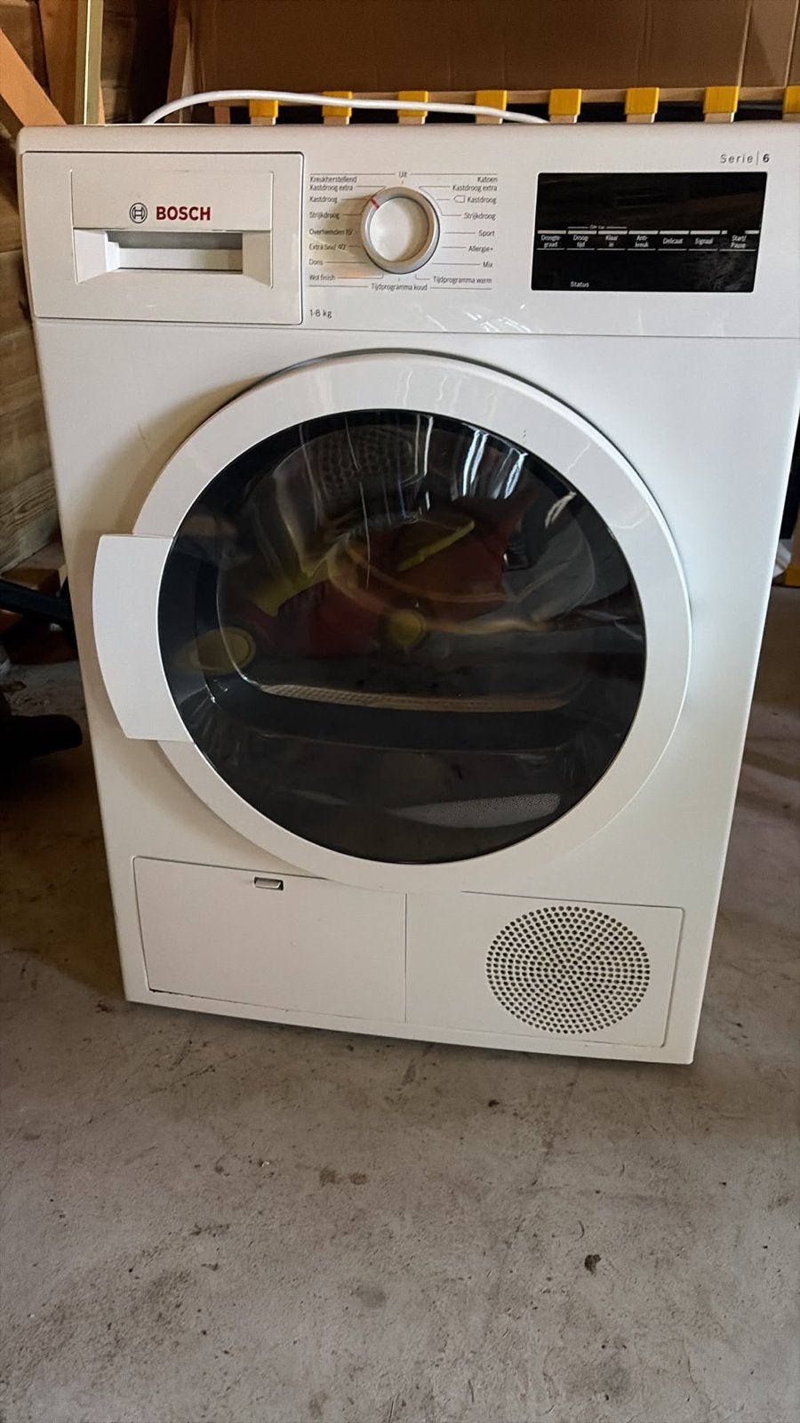 Bosch Serie 6 Condensdroger - 8 kg, Witgoed en Apparatuur, Wasdrogers, Gebruikt, Condens, Voorlader, 8 tot 10 kg, 85 tot 90 cm