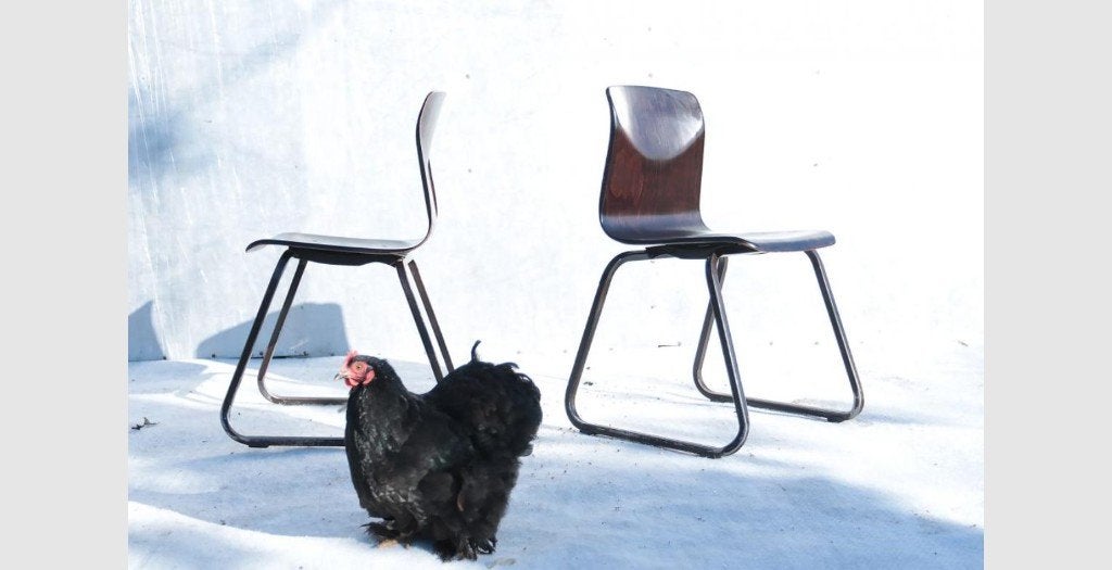 Industrieel Vintage Elmar Flototto Galvanitas S23 Kids, Gebruikt, Twee, Bruin, Ophalen of Verzenden