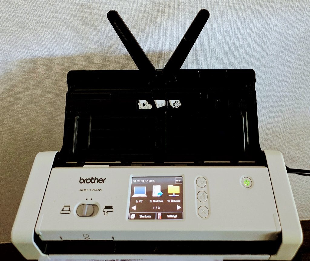 Brother ADS-1700W compacte documentscanner met Wi-Fi, Computers en Software, Scanners, Ophalen, MacOS, Ingebouwde Wi-Fi, Zo goed als nieuw
