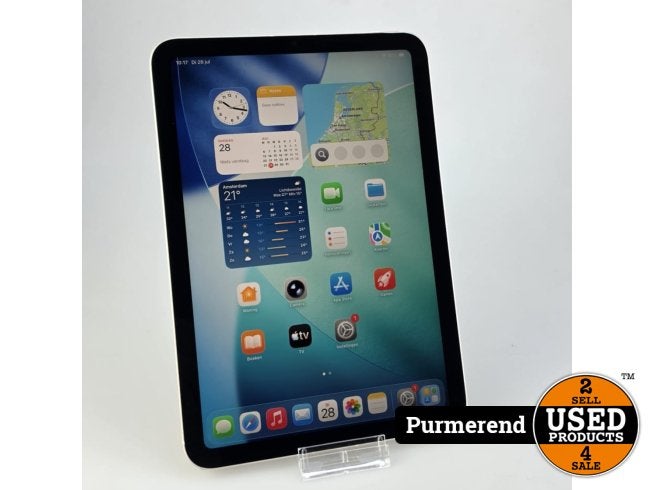 iPad Mini 6th Gen 64GB WiFi + Cellular, Apple, Zo goed als nieuw, Support@apple.com, One Apple Park Way
Cupertino, CA 95014
United States