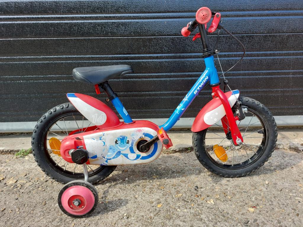 14 inch b twin kinderfietsen met zijwieltjes, Zijwieltjes, Niet ingevuld, Niet ingevuld, Ophalen
