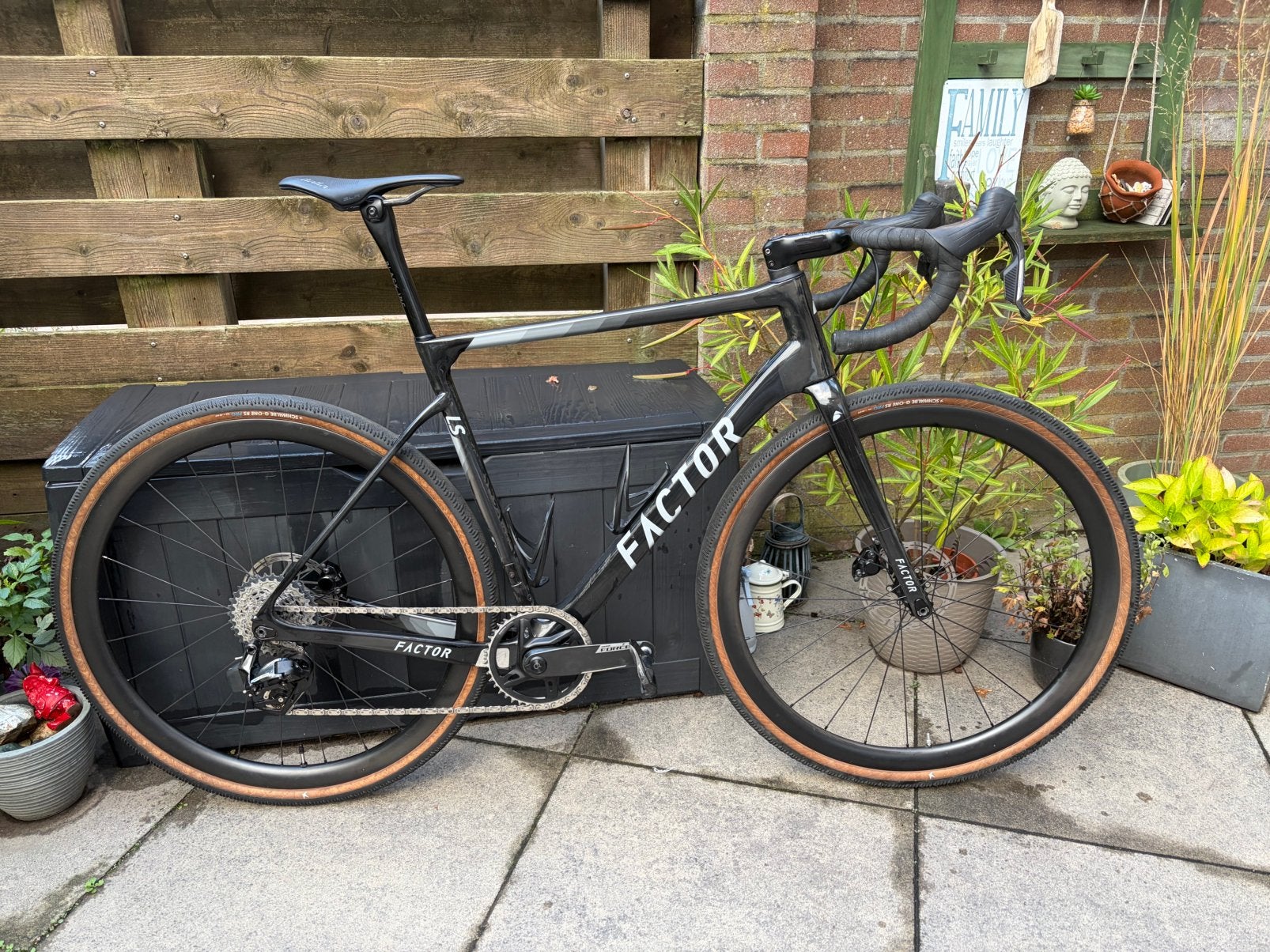 Zeer mooie Factor LS gravel \ allroad maat 56, Carbon, Zo goed als nieuw, Meer dan 20 versnellingen, 53 tot 57 cm
