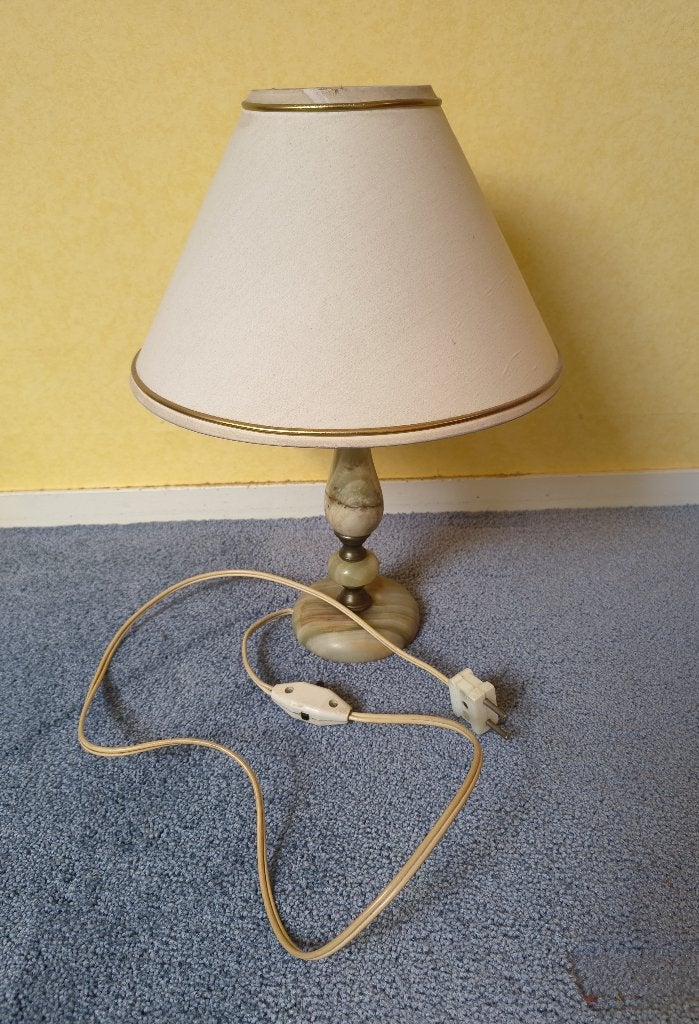 Schemerlamp met fraaie voet inclusief lichtbron, Ophalen, Gebruikt, Minder dan 50 cm