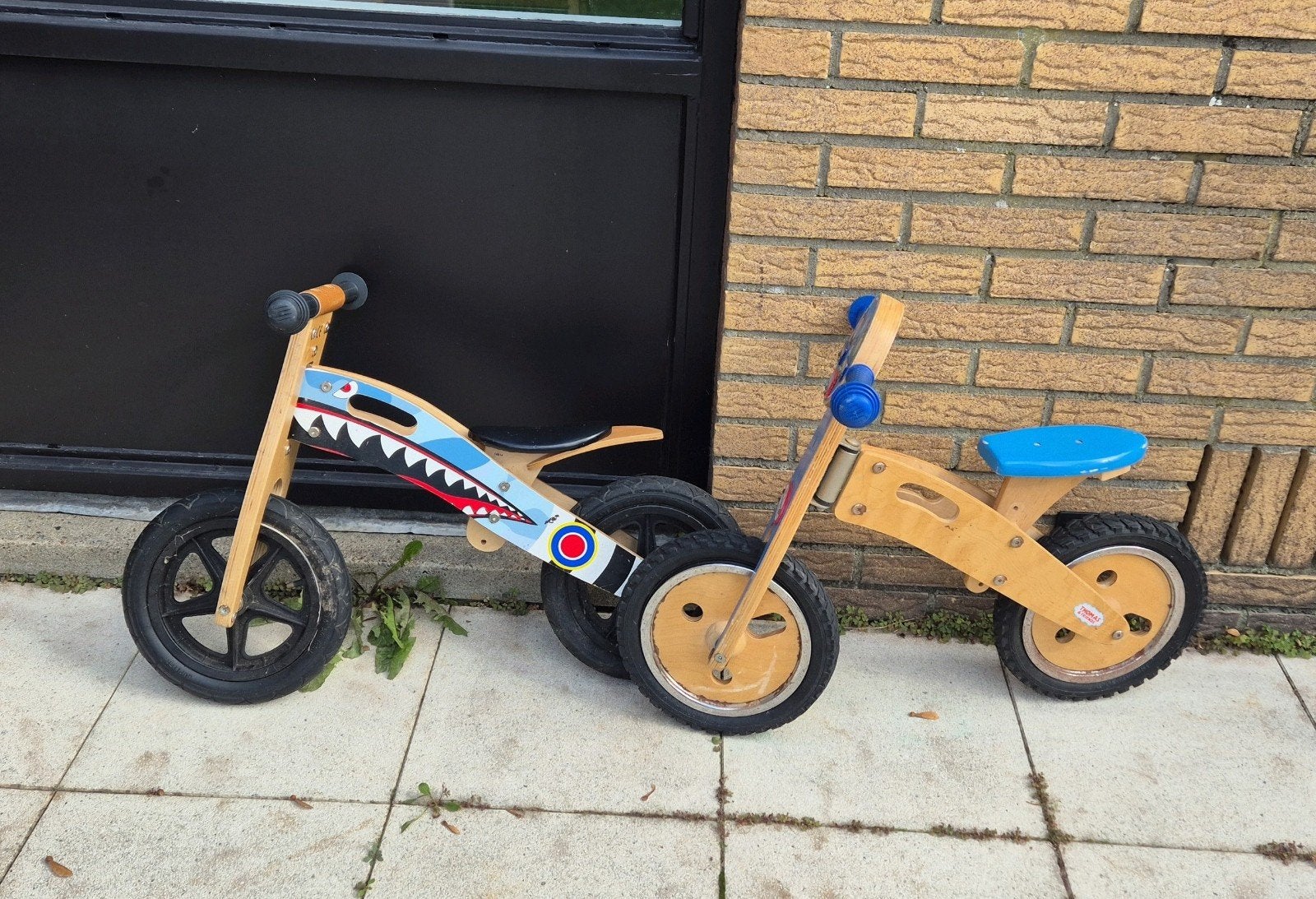 Houten loopfietsen - Set van 2, Kinderen en Baby's, Ophalen, Gebruikt, Loopfiets
