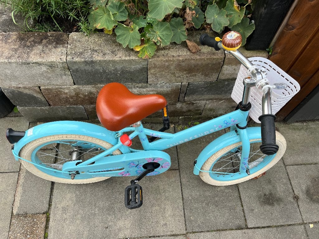 Meisjes fiets, Terugtraprem, Gebruikt, 16 inch, Ophalen