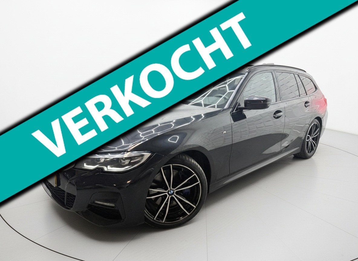BMW 3-serie Touring 318i High Executive Edition M SPORT PANO, Auto's, Automaat, Achterwielaandrijving, Gebruikt, Zwart