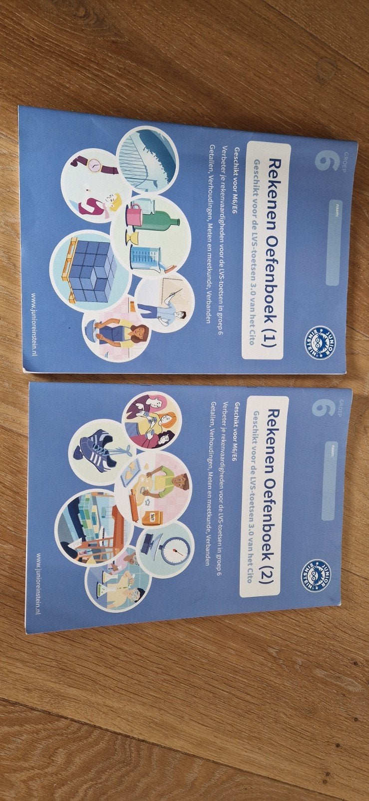 Reken oefenboeken groep 6 (deel 1 en 2), Onbekend, Overige vakken, Ophalen of Verzenden, Zo goed als nieuw