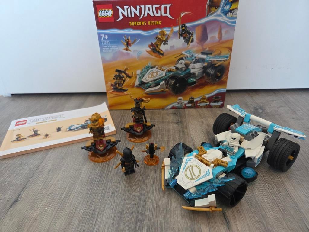 Lego Ninjago Zane's Drakenkracht Spinjitzu Raceauto 71791, Ophalen, Lego, Zo goed als nieuw, Ninjago