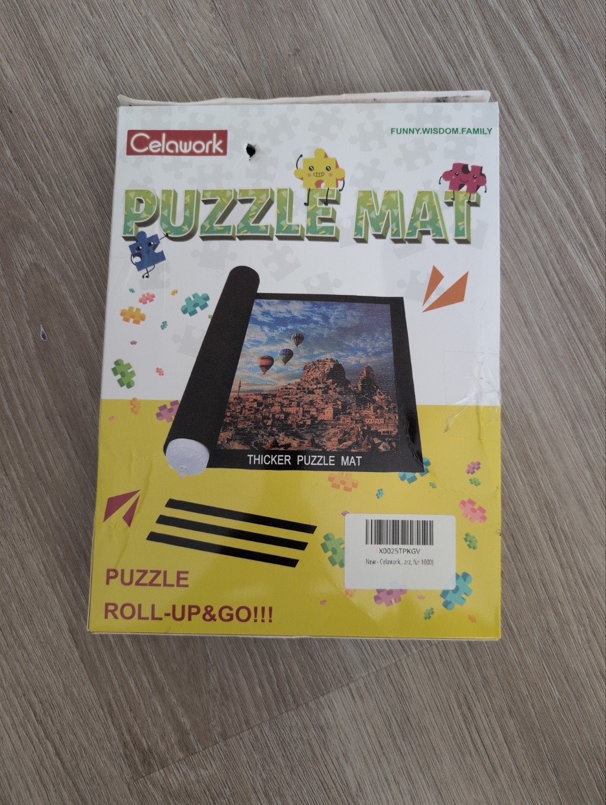 Celawork Puzzelmat Roll-Up & Go 56x94cm, Ophalen of Verzenden, 500 t/m 1500 stukjes, Zo goed als nieuw, Overige typen
