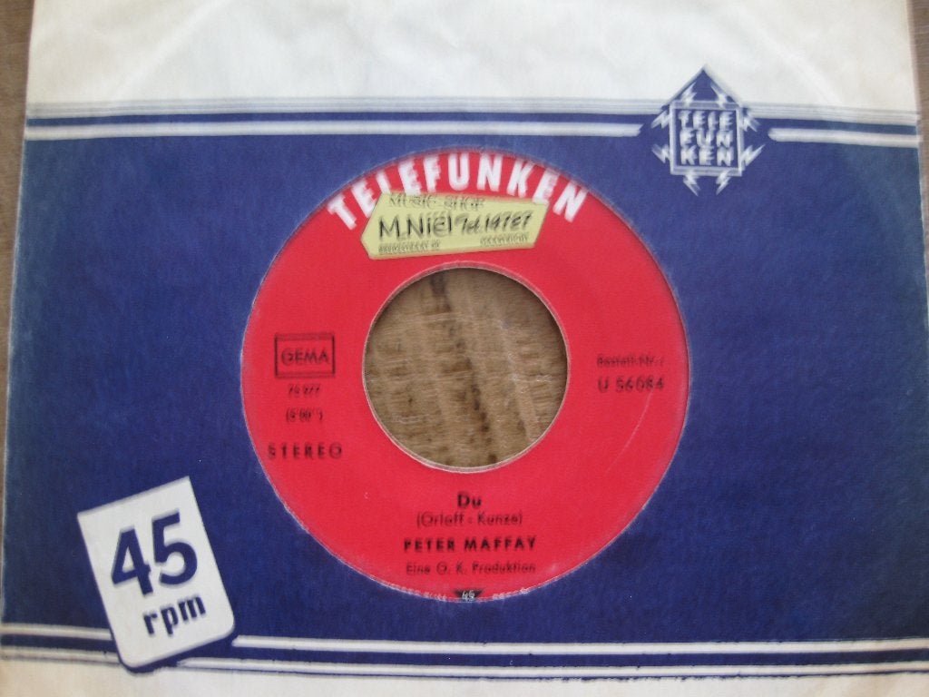 Vinyl single  Peter Maffay   "Du", Cd's en Dvd's, Vinyl Singles, Ophalen of Verzenden, Gebruikt, Pop