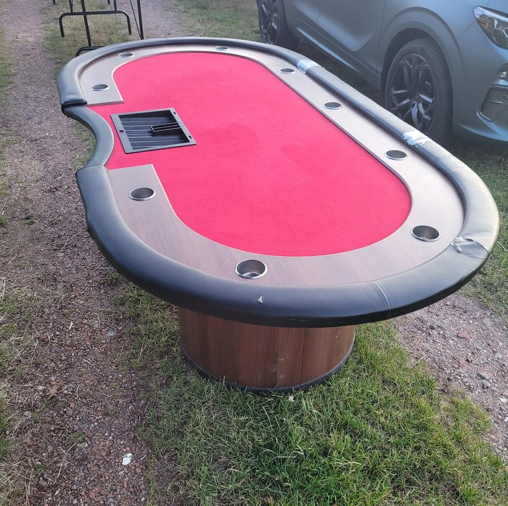 Luxe pokertafel! Helemaal compleet en kan nog een ronde mee!, Hobby en Vrije tijd, Gezelschapsspellen | Kaartspellen, Vijf spelers of meer