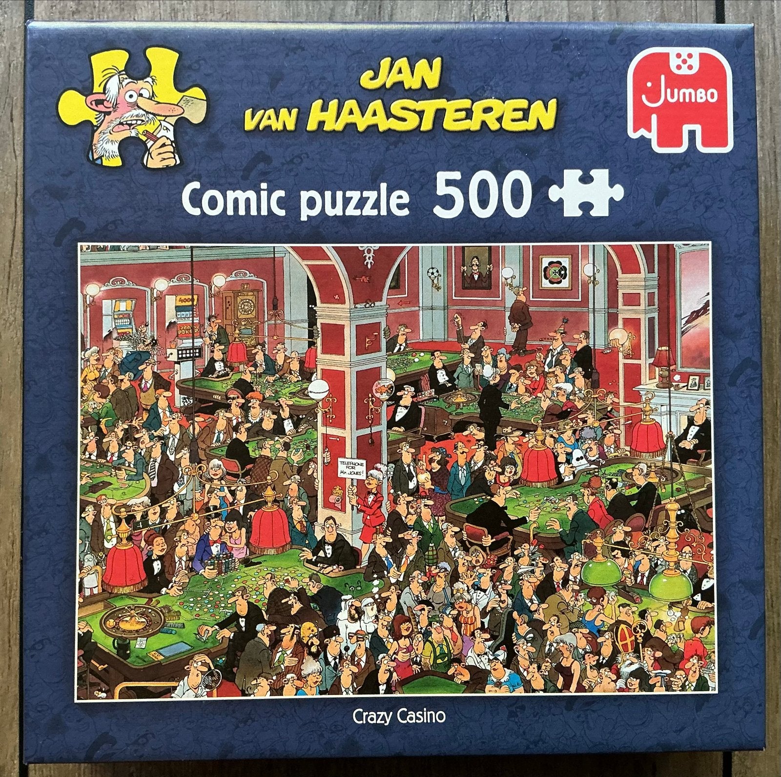 Jan van Haasteren Crazy Casino 500 stukjes legpuzzel, Hobby en Vrije tijd, Ophalen, Minder dan 500 stukjes, Gebruikt, Legpuzzel