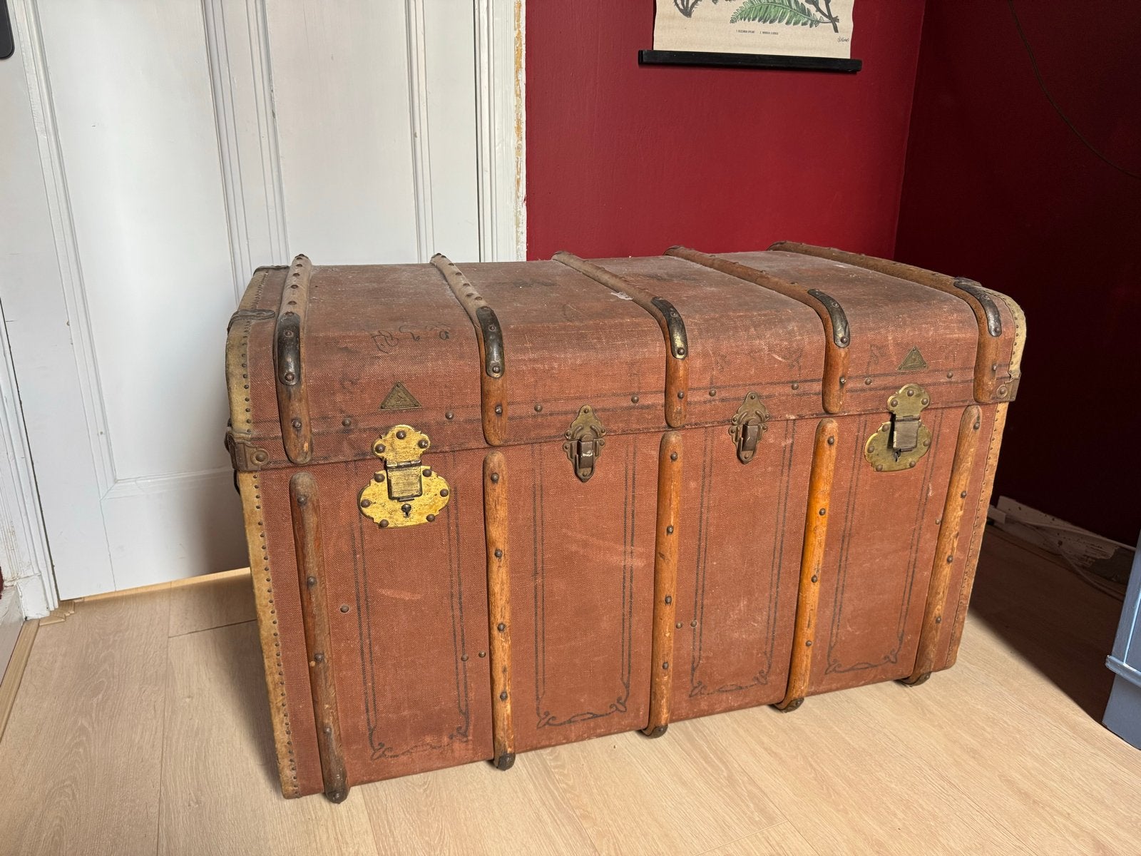 Hutkoffer/reiskoffer/kist Haagsche Kofferfabriek, Ophalen
