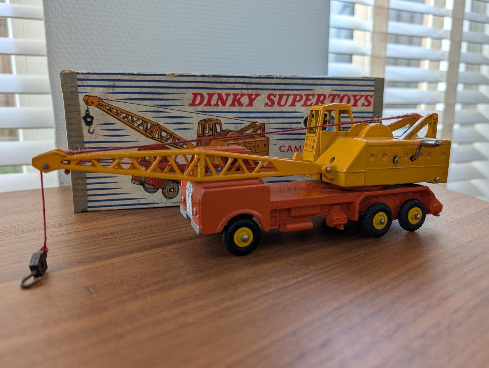 Vintage Dinky Supertoys 972 Coles 20-Ton Kraanwagen, Hobby en Vrije tijd, Ophalen of Verzenden, Zo goed als nieuw, Auto, Dinky Toys