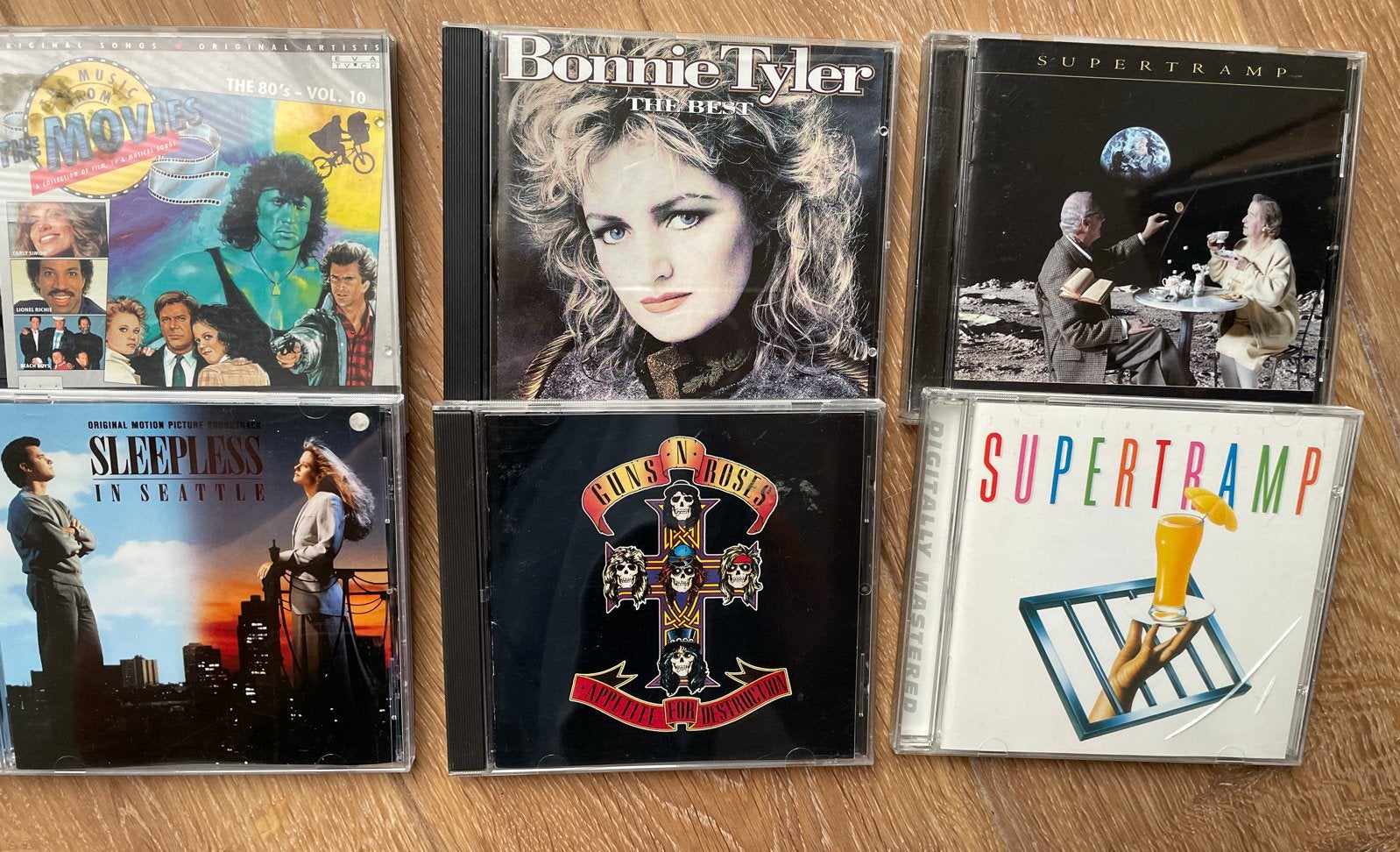 Originele cd's: o.a. Bonnie Tyler, Supertramp, Guns 'N Roses, Gebruikt, Pop, Ophalen of Verzenden, Inclusief doosje
