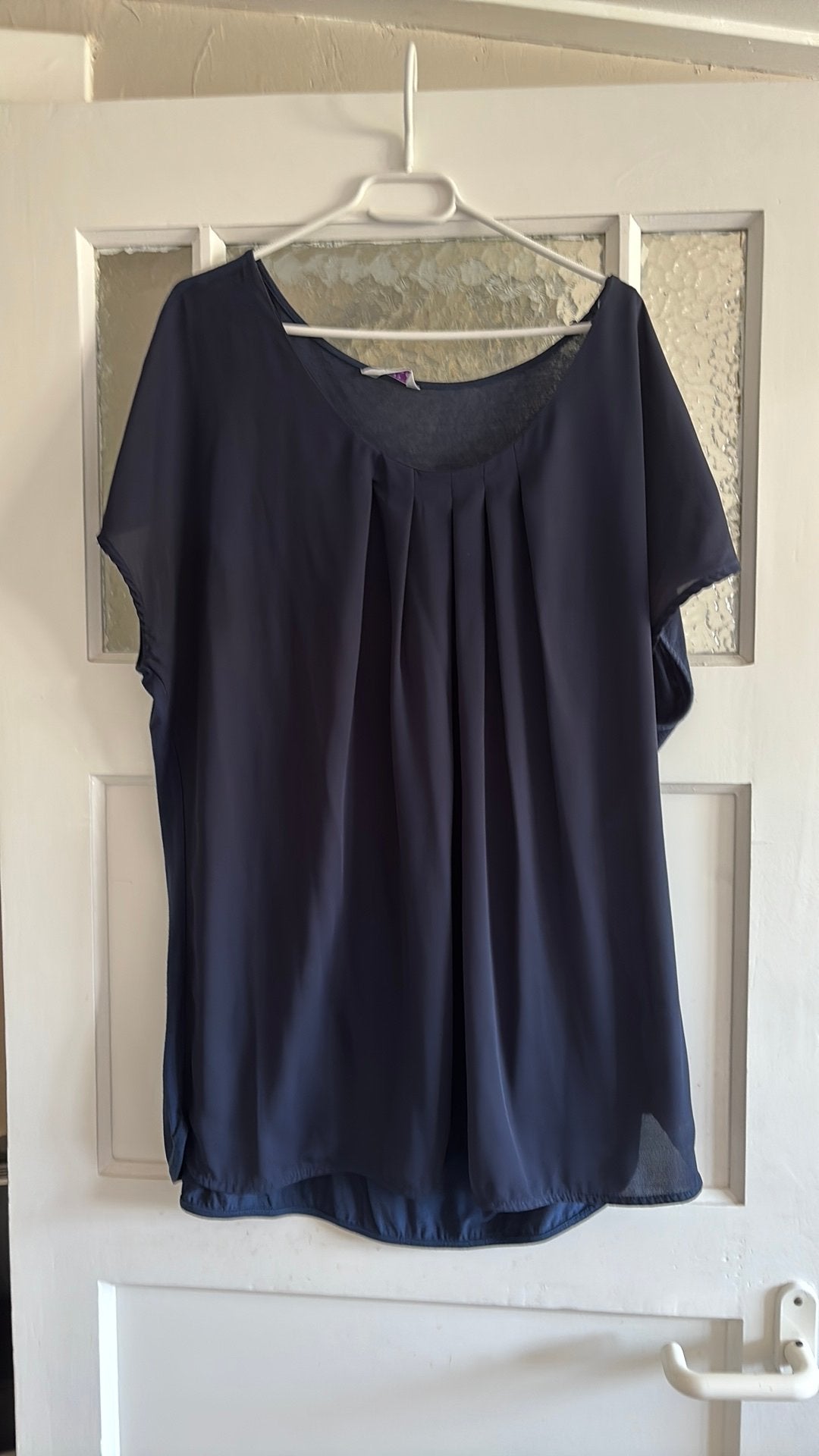 Shirt miss Etam, Kleding | Dames, Grote Maten, Ophalen of Verzenden, Zo goed als nieuw, Blauw, Shirt of Top
