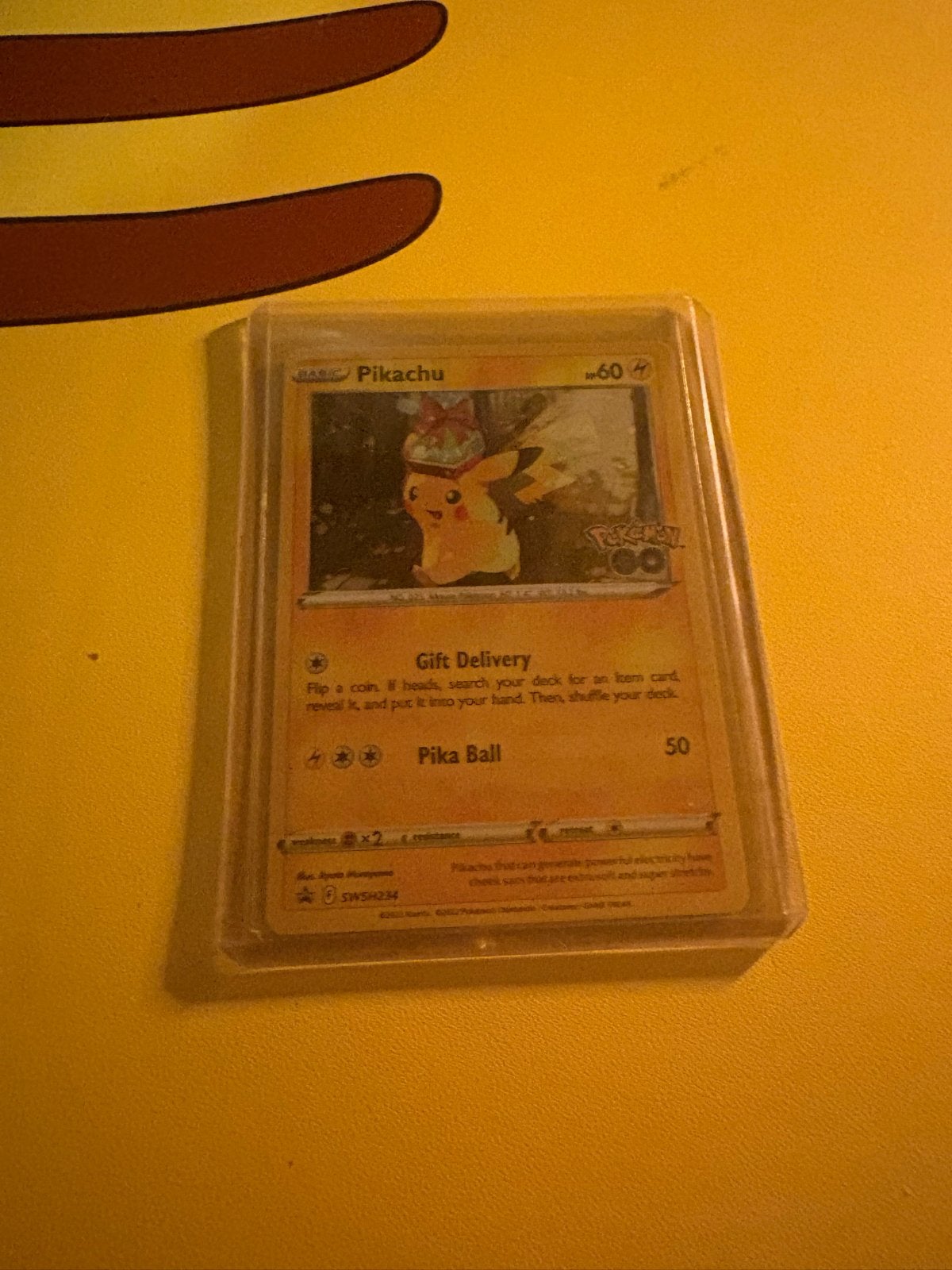 Pikachu Pokémon GO Promo Kaart SWSH234, Hobby en Vrije tijd, Verzamelkaartspellen | Pokémon, Ophalen of Verzenden, Zo goed als nieuw