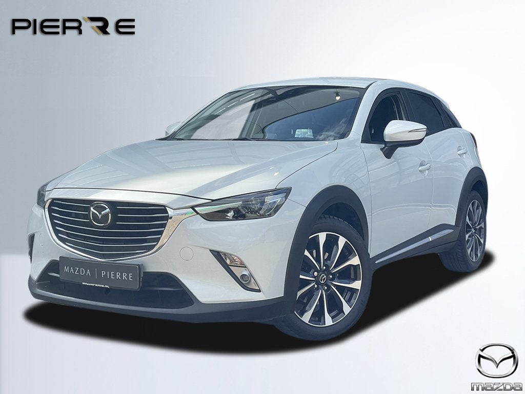 Mazda CX-3 2.0 SkyActiv-G 120 GT-M AUTOMAAT | NAVI | ACHTERU, Auto's, 1998 cc, 4 cilinders, Wit, SUV of Terreinwagen