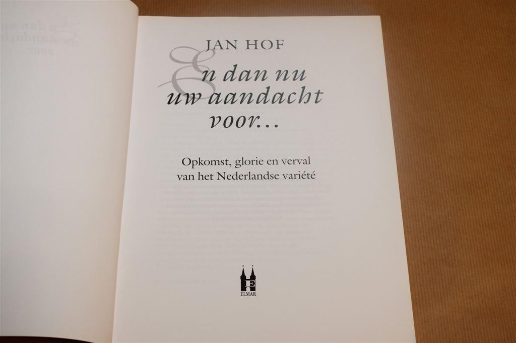 En dan Nu Uw Aandacht Voor — Nederlands Variété 368p, Ophalen of Verzenden, Zo goed als nieuw, Film- of Tv-bewerking