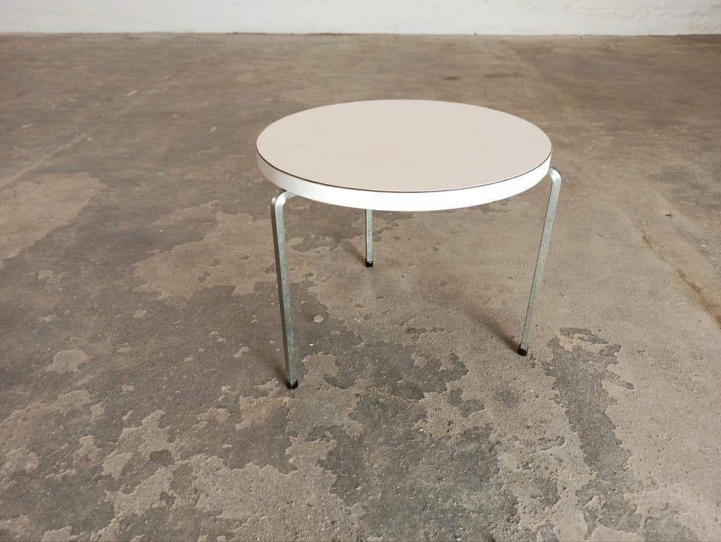 Vintage Vaza Roden tripod bijzettafel, rond, Tweedehands, Tweedehands, Ophalen of Verzenden, Tweedehands