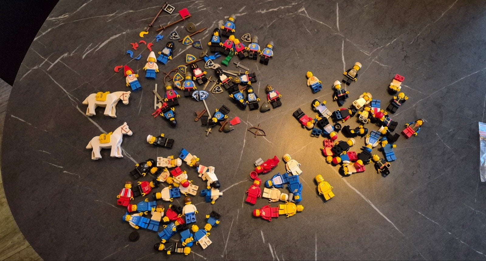 Lego poppetjes minifiguren Space/ ruimte, normale, ridders, Ophalen of Verzenden, Gebruikt, Minifiguur, Lego