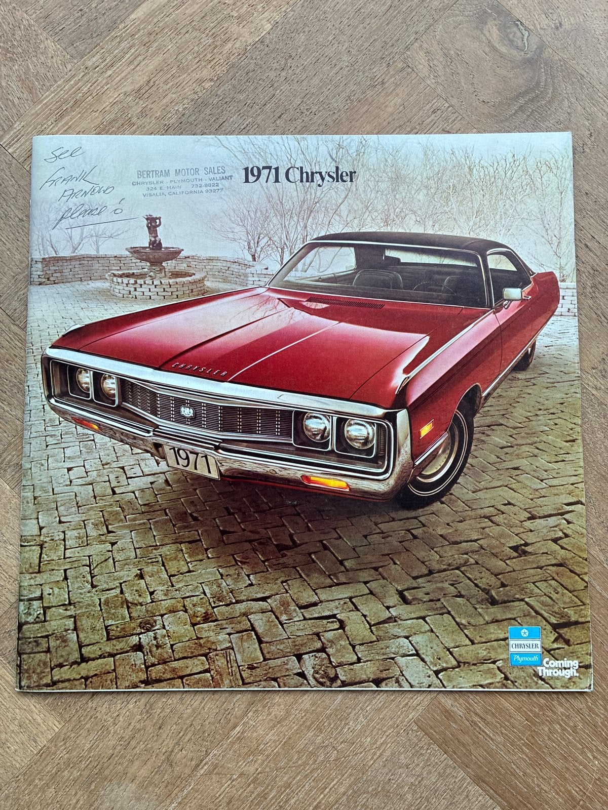 1971 Chrysler brochure, Verzenden, Zo goed als nieuw, Overige merken