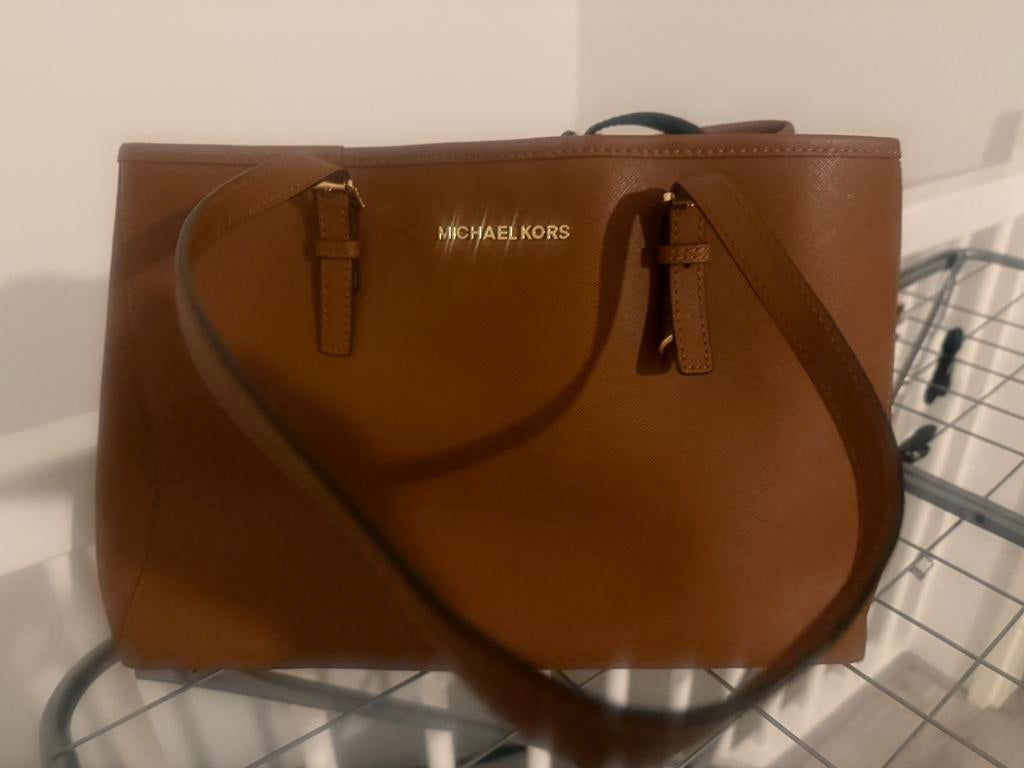 Michael kors tas weinig gebruikt, Ophalen of Verzenden, Zo goed als nieuw, Bruin, Overige typen