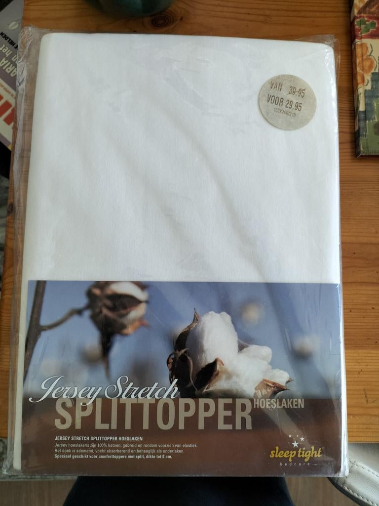 Nieuw Hoeslaken met Splittopper 160/200/210/220., Ophalen of Verzenden