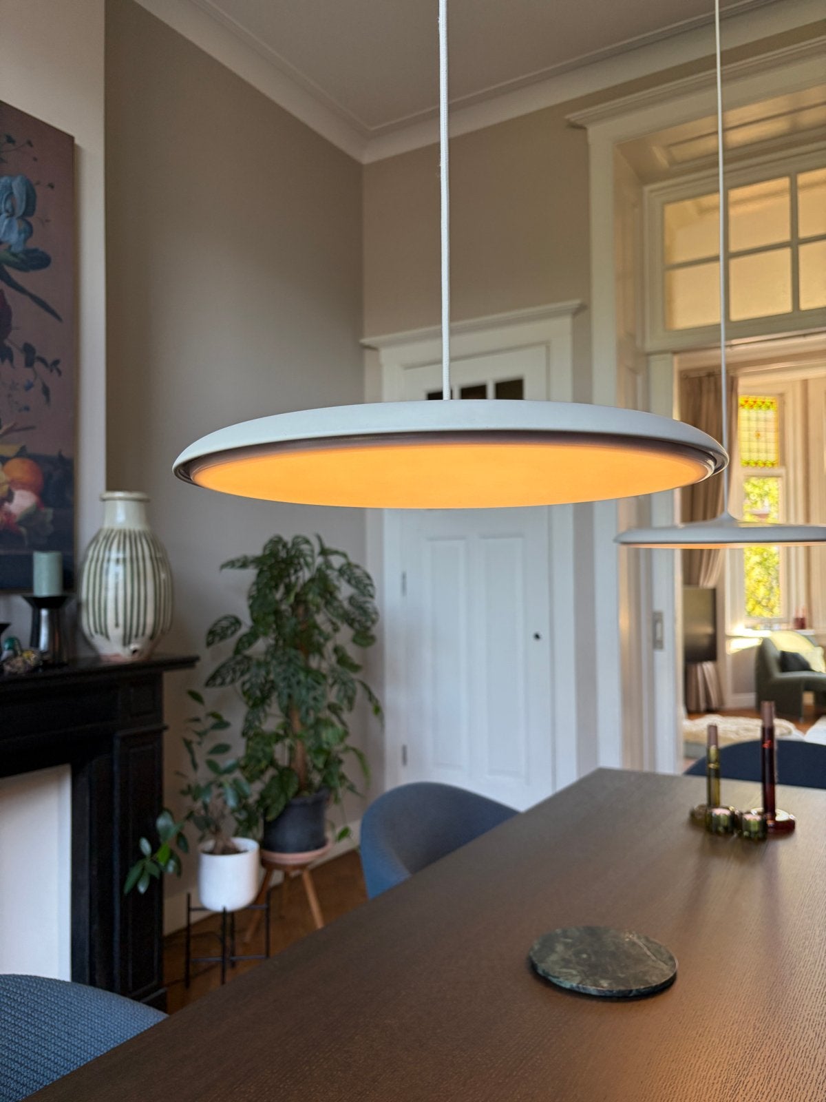 LED Hanglampen 2 stuks  - merk DFTP Deens Design, Huis en Inrichting, Lampen | Hanglampen, Ophalen of Verzenden, Zo goed als nieuw
