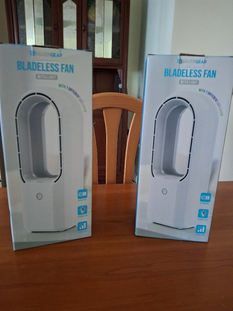 Silvergear bladloze ventilator - oplaadbaar - nieuw, Ophalen, Nieuw, Tafelventilator