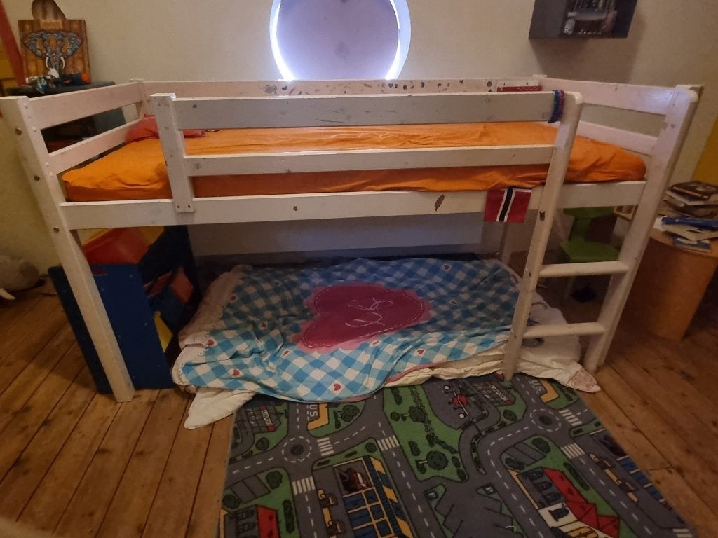 hoogslaper, Kinderen en Baby's, Kinderkamer | Stapelbedden en Hoogslapers, Ophalen, Gebruikt, Hoogslaper