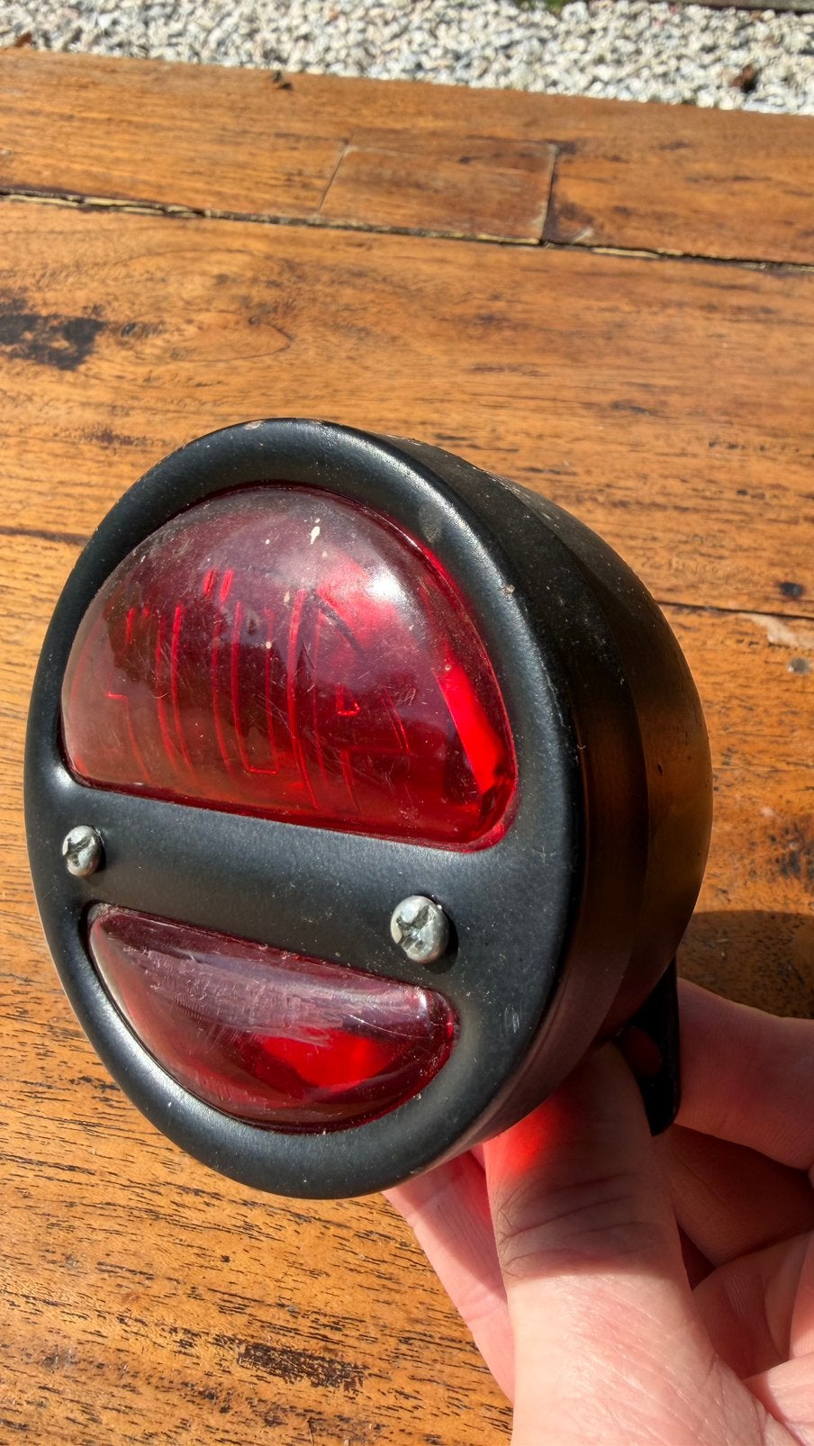 Achterlicht Harley Davidson WLA jaren 40, Ophalen of Verzenden