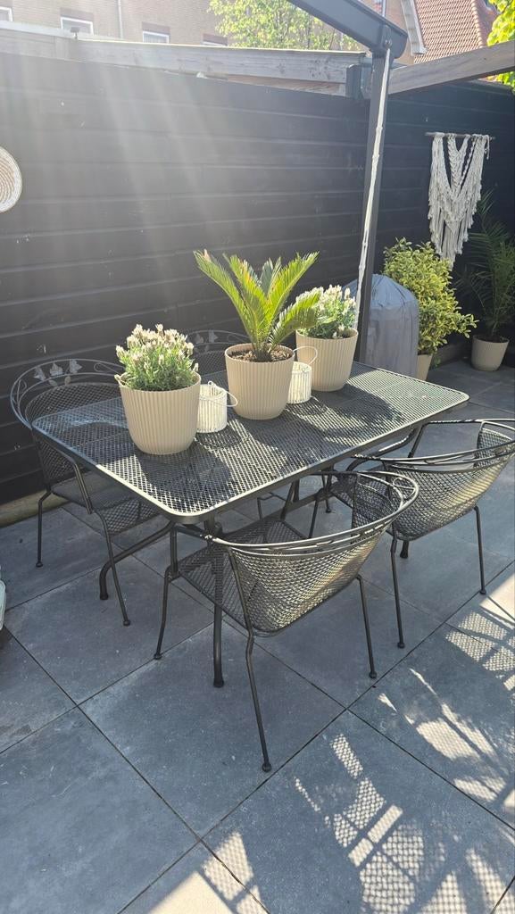 Ketler tuintafelset van goede kwaliteit, Tuin en Terras, Gebruikt, Ophalen of Verzenden, Tuinset, Eettafel