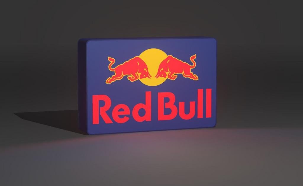 Red Bull Lightbox - LED Verlicht Reclamebord, Ophalen of Verzenden, Zo goed als nieuw, Modern, Reclame, Sport