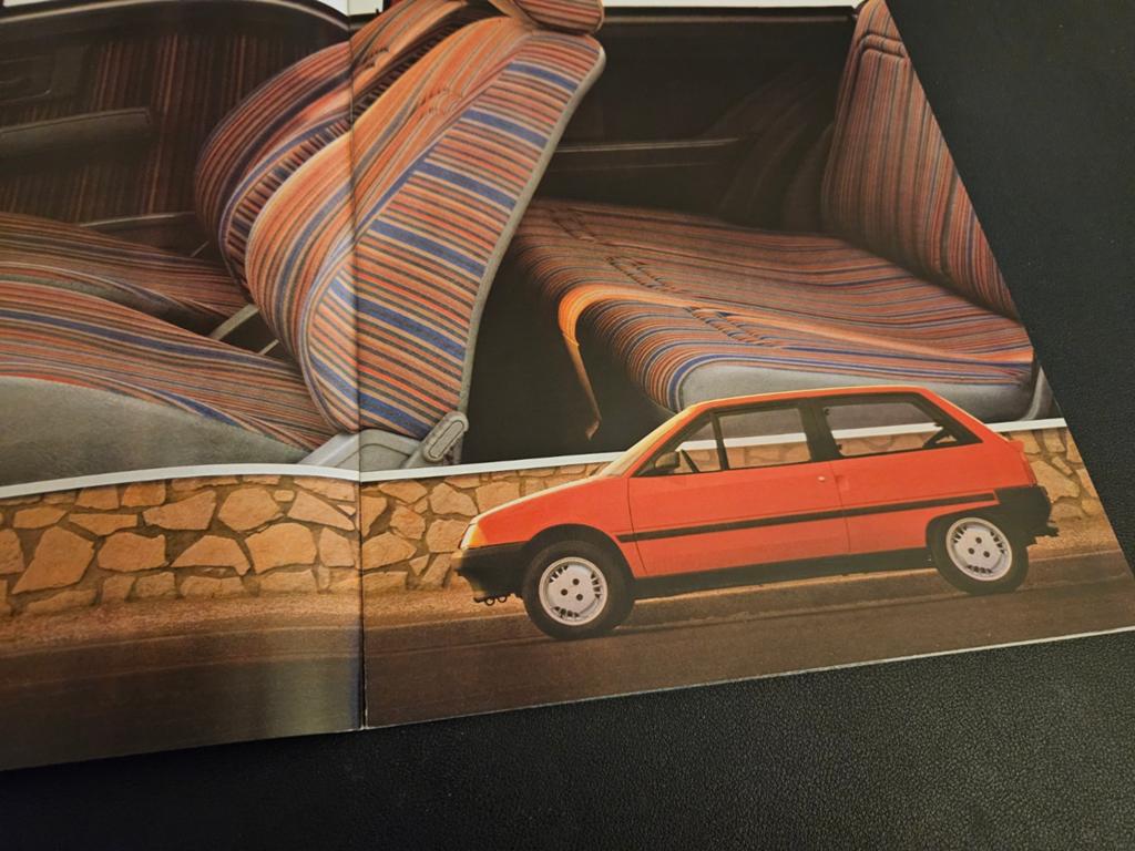Brochure Citroën AX 1987 Spanje, Ophalen of Verzenden, Zo goed als nieuw, Citroën