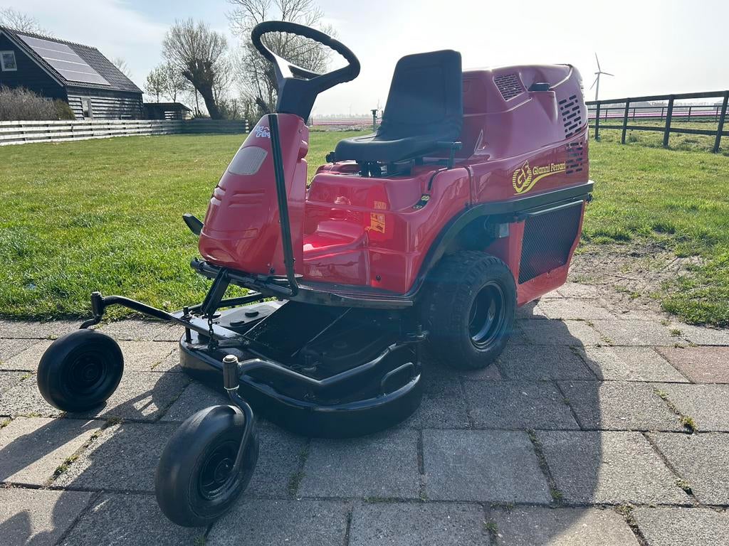 Ferrari zitmaaier, Tuin en Terras, Ophalen of Verzenden, Gebruikt, Opvangbak, 90 tot 120 cm