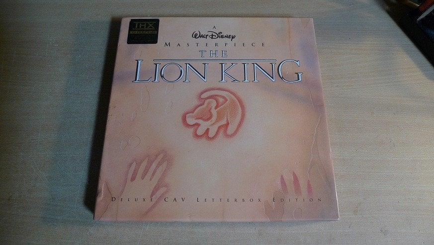 Lion King: Deluxe CAV Letterbox Edition - LaserDisc... 1994, Alle leeftijden, Ophalen of Verzenden, Zo goed als nieuw, Boxset
