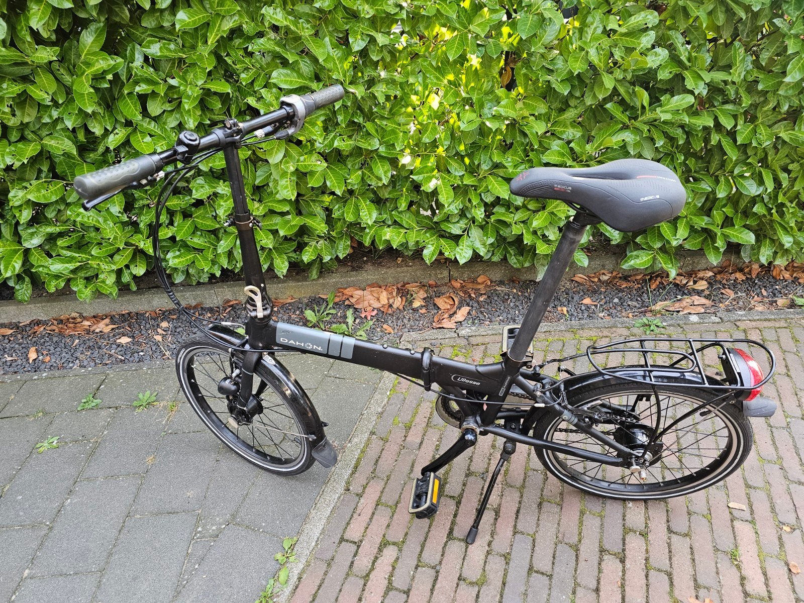 vouwfiets Dahon Vitesse, Fietsen en Brommers, 20 inch of meer, Gebruikt, Velgrem, Versnellingen
